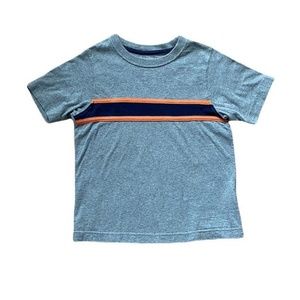 Stripe grey baby tee